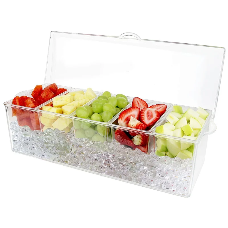 5 Compartment Condiment Server