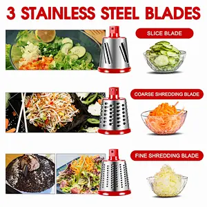 3 Blade Drum Grater
