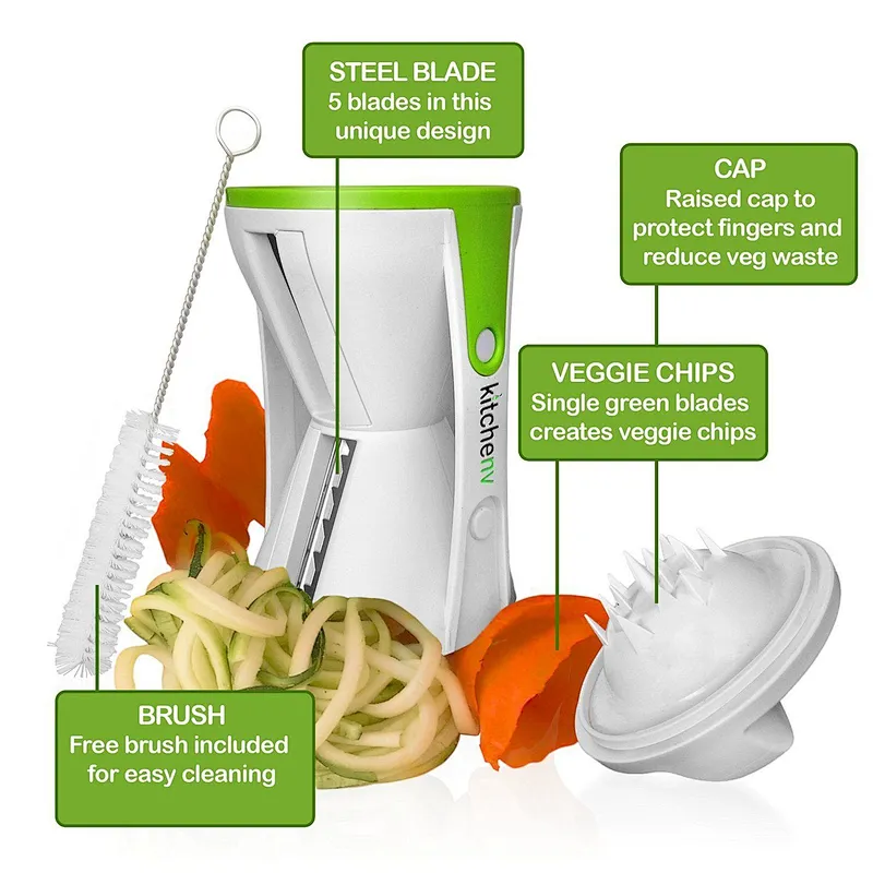 Spiralizer 4 Plus 1(5 blades)