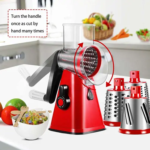 3 Blade Drum Grater