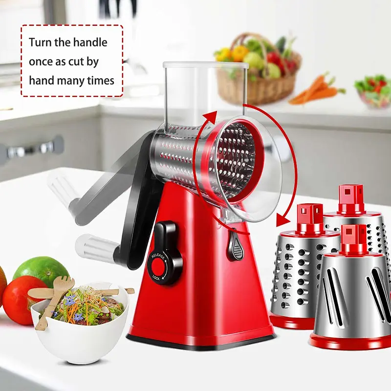 3 Blade Drum Grater