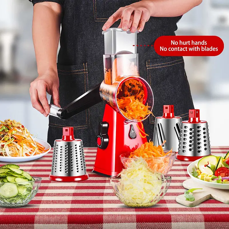 3 Blade Drum Grater