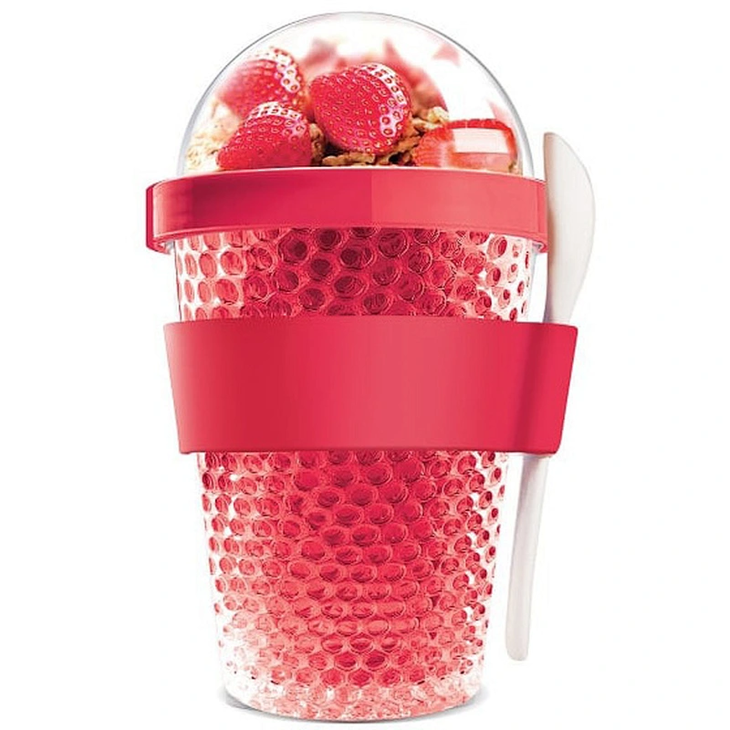 Double Wall Yoghurt Cup to Go With Gel