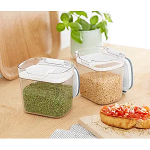 Set of Two Condiments Container