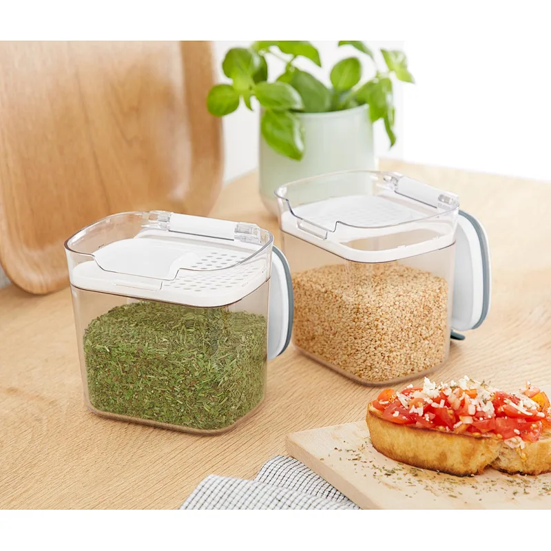 Set of Two Condiments Container