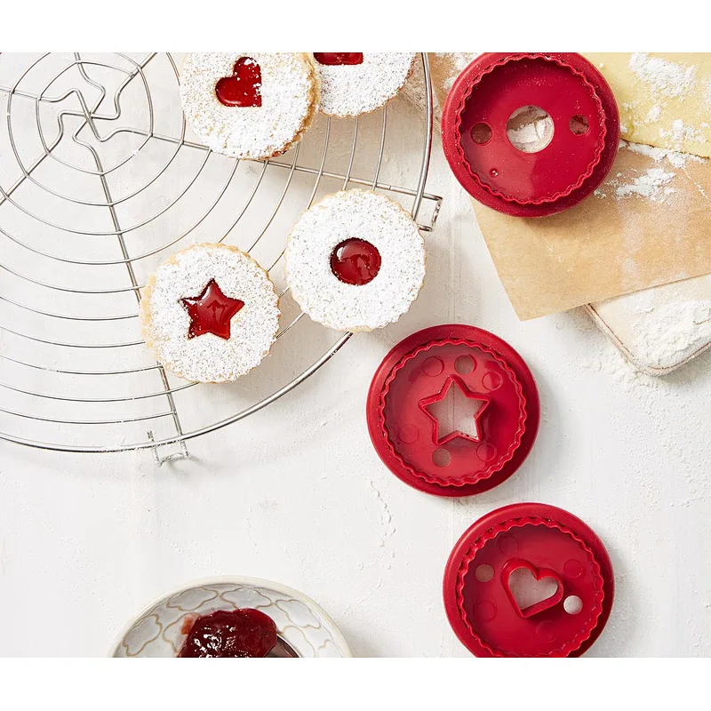 Set of Three Cookie Molds