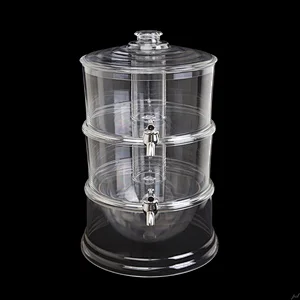 2 Layer Beverage Dispenser wth Ice Core