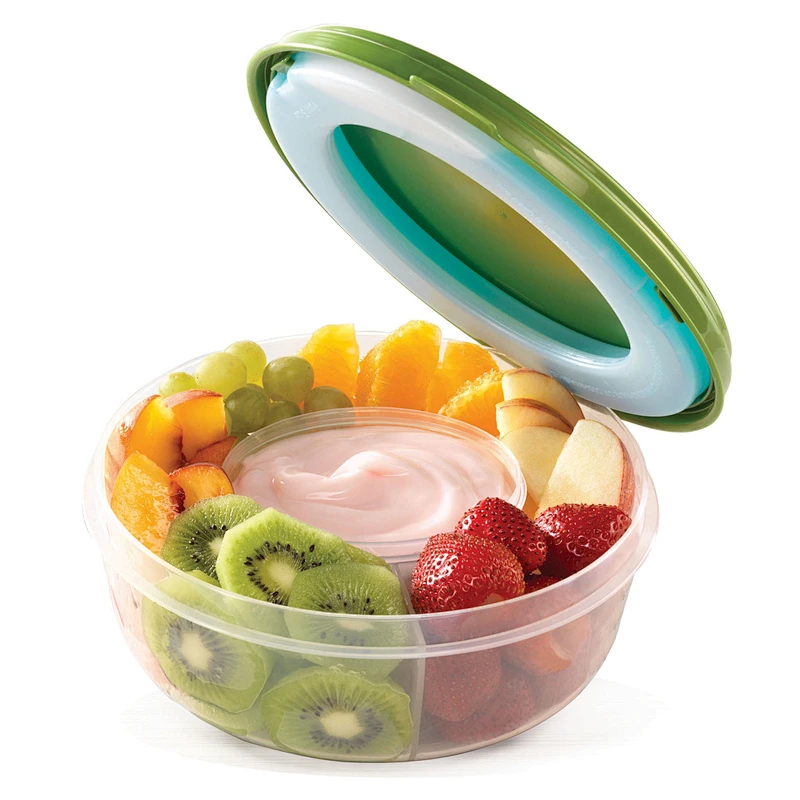 Round Lunch Box with Ice Pack