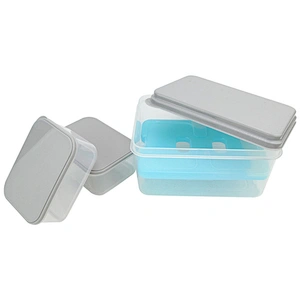 2 Layer Lunch Box w/ Cooler Pack