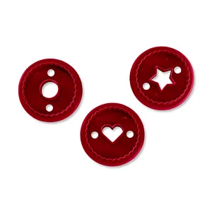 Set of Three Cookie Molds