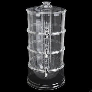 3 Layer Beverage Dispenser with Ice Core