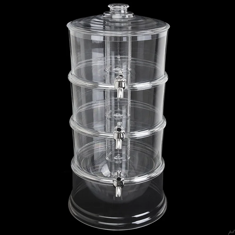 3 Layer Beverage Dispenser with Ice Core