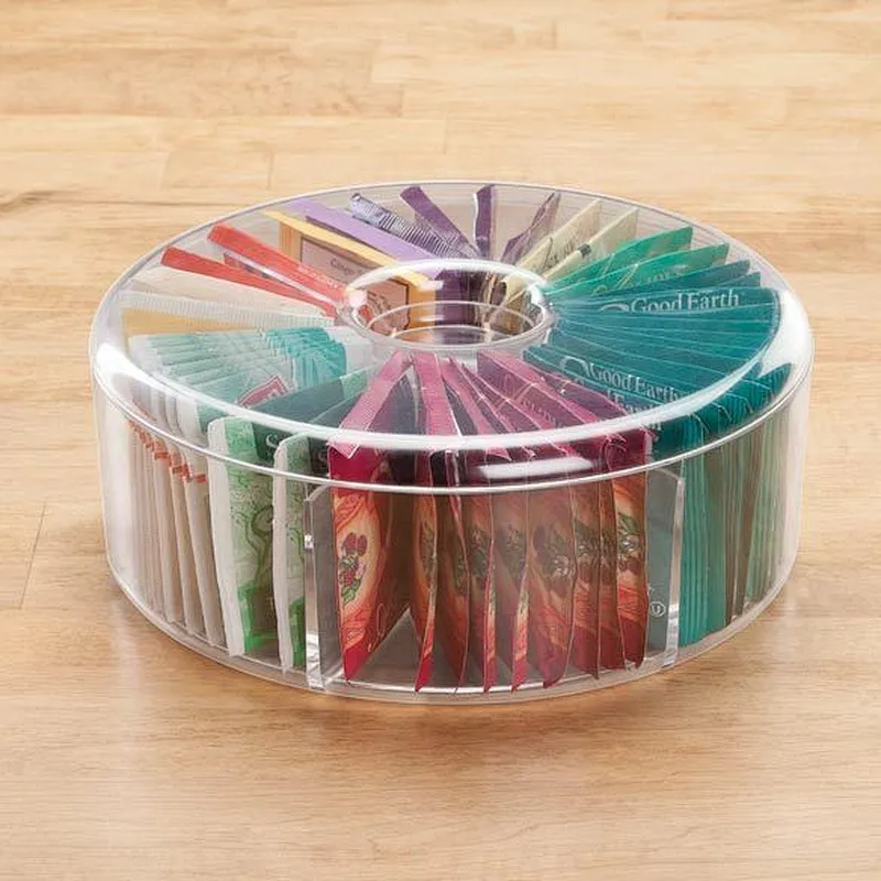 Round Tea Bag Box
