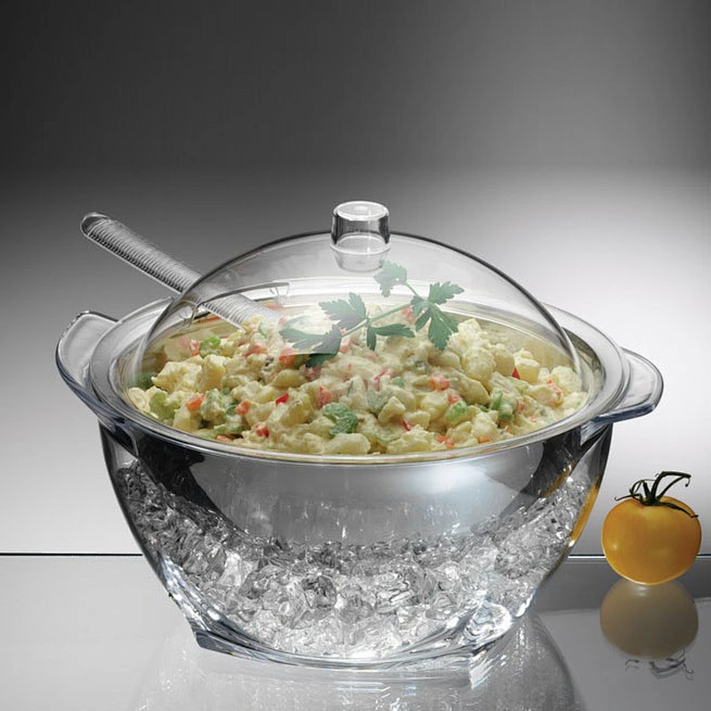 Salad Server With SS Pot
