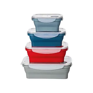 Rectangle Collapsible Lunch Box Set