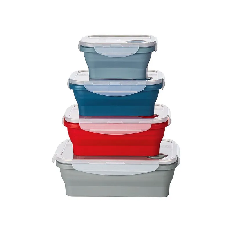 Rectangle Collapsible Lunch Box Set