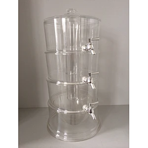 3 Layer Beverage Dispenser with Ice Core