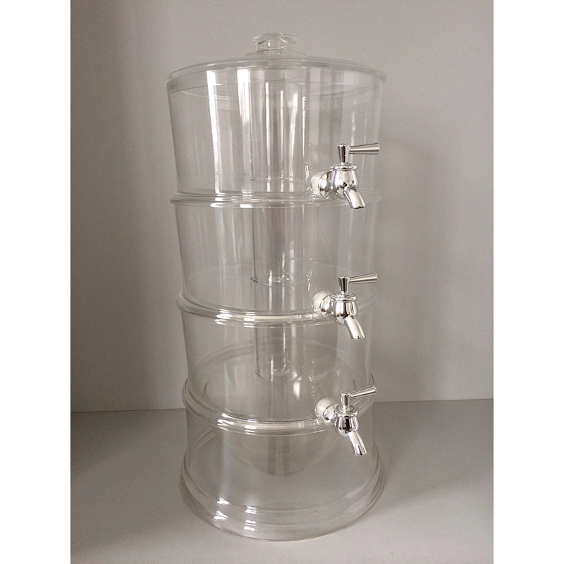 3 Layer Beverage Dispenser with Ice Core