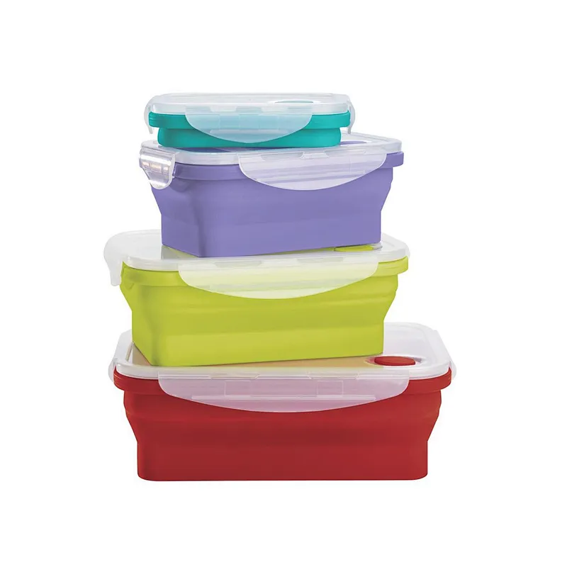 Rectangle Collapsible Lunch Box Set
