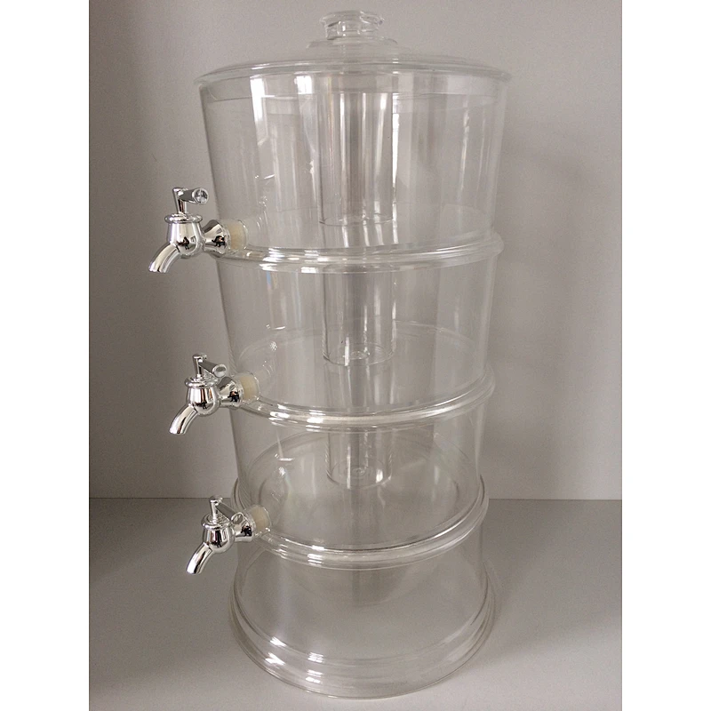 3 Layer Beverage Dispenser with Ice Core