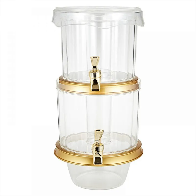 2 Layer Beverage Dispenser With Ice Core
