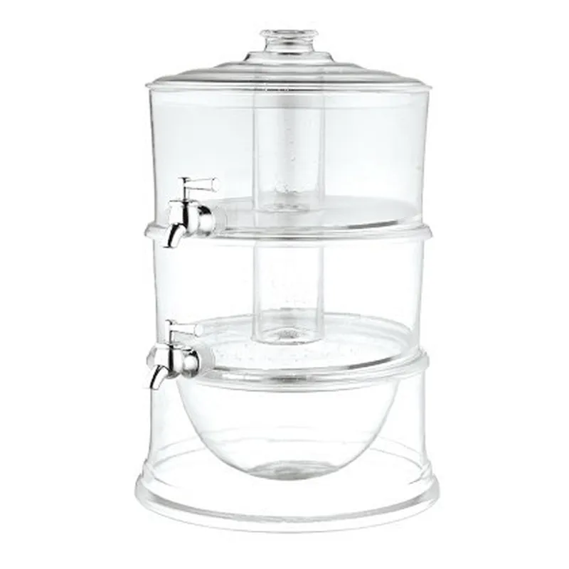 2 Layer Beverage Dispenser wth Ice Core