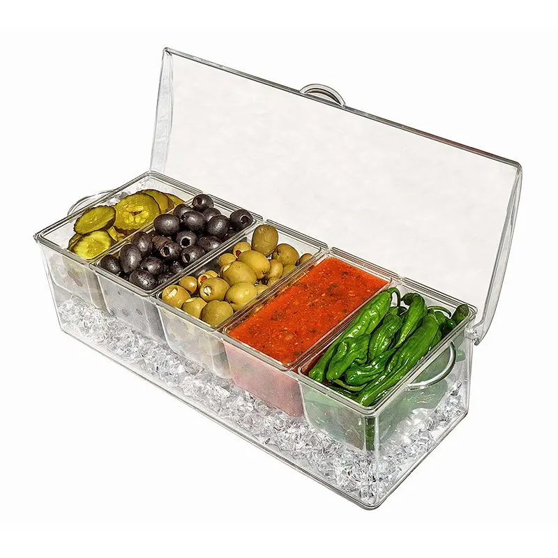 5 Compartment Condiment Server