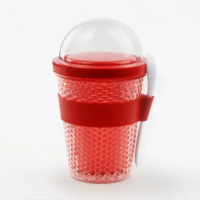 Double Wall Yoghurt Cup to Go With Gel