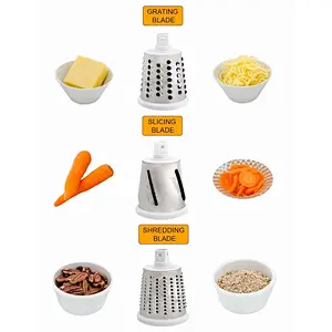 3 Blade Drum Grater