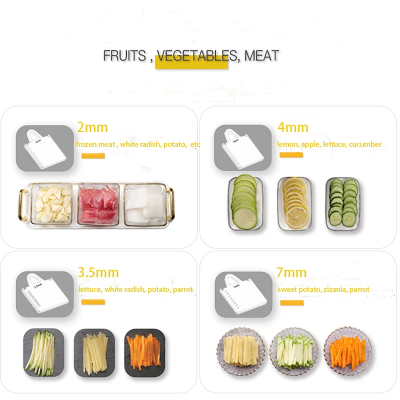 3 Blade Drum Grater Spiral Slicer