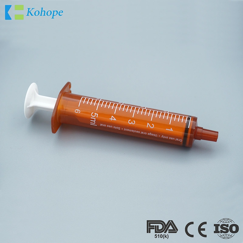 Amber syringes