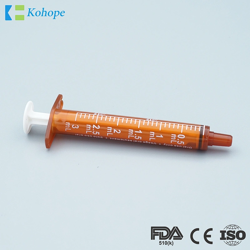 Amber syringes