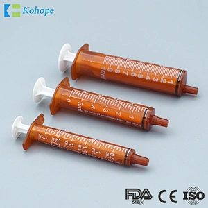 Amber syringes