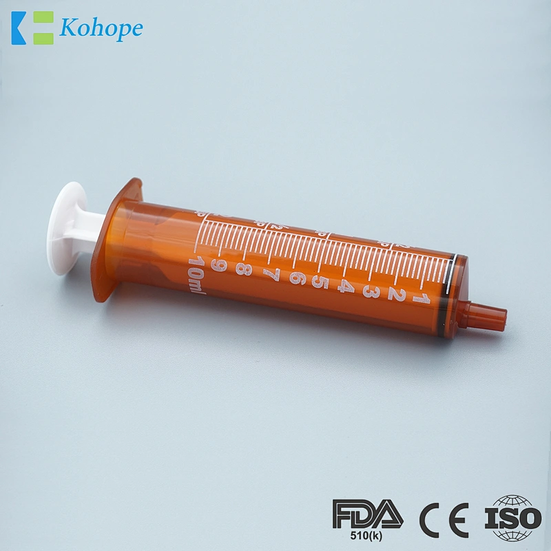 Amber syringes