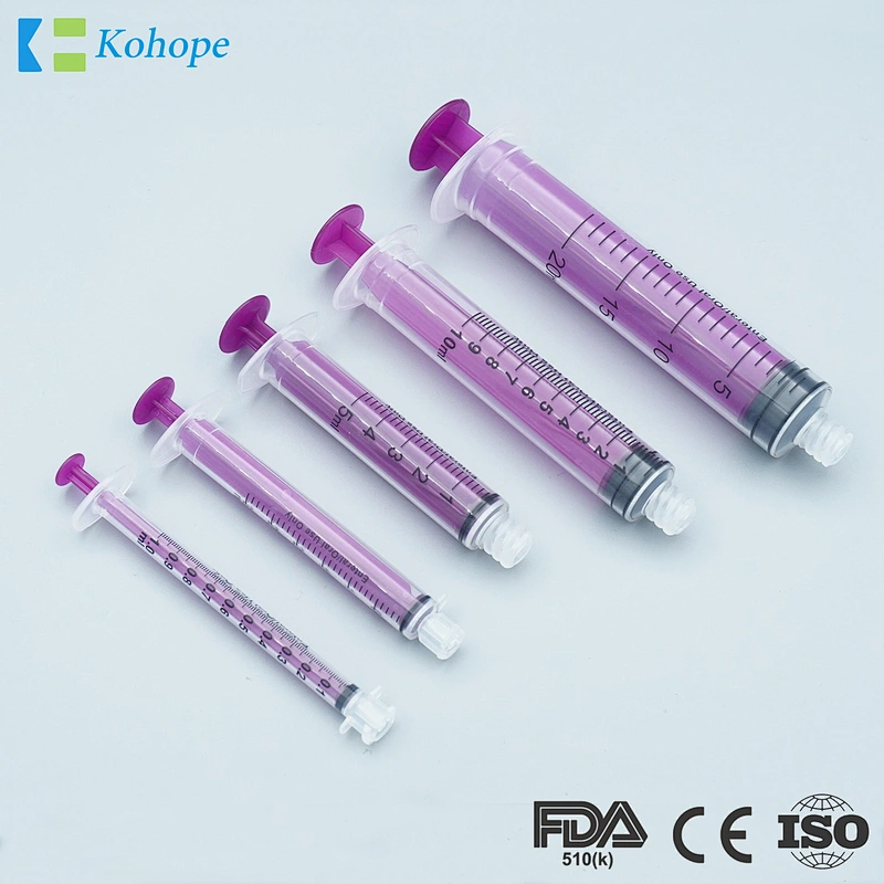 Enteral syringe