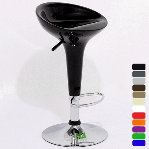Glossiness ABS Plastic Bar Stool