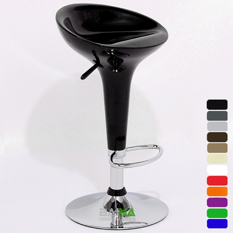 Glossiness ABS Plastic Bar Stool