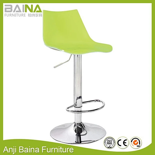 Clear garden stool bar