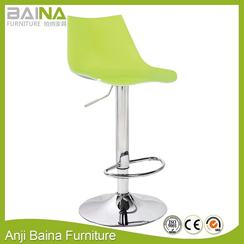 Clear garden stool bar