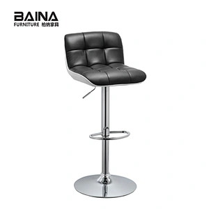 Adjustable height stool and kitchen chrome bar stools chairs
