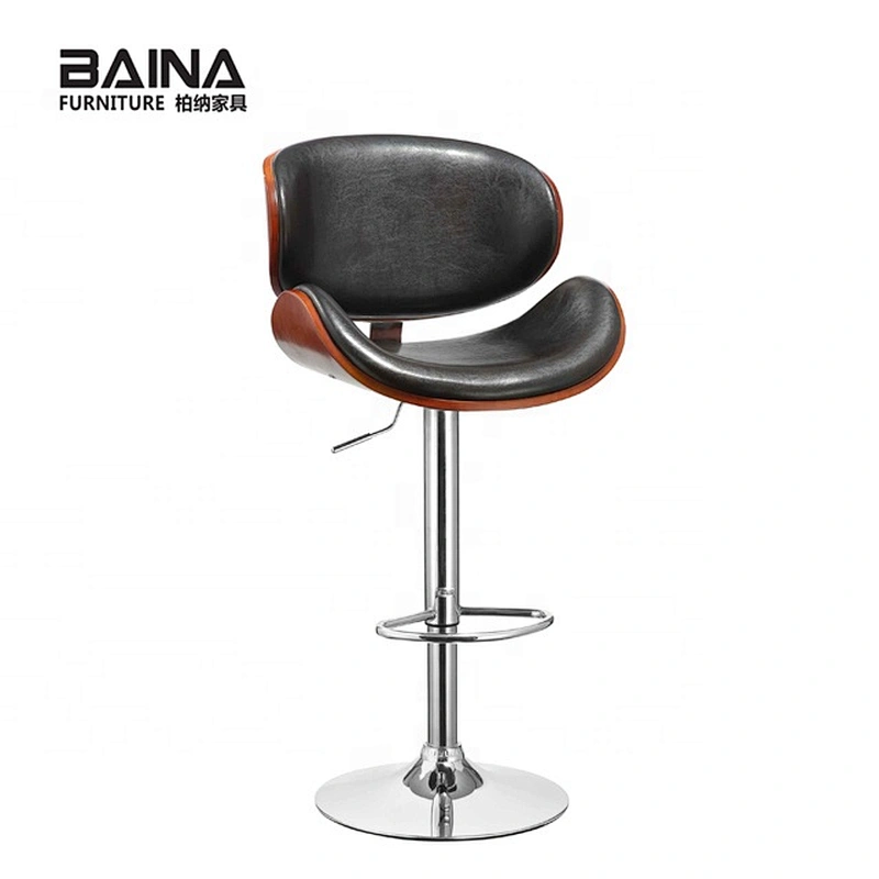 Morden swivel wooden stool wood stool chairs