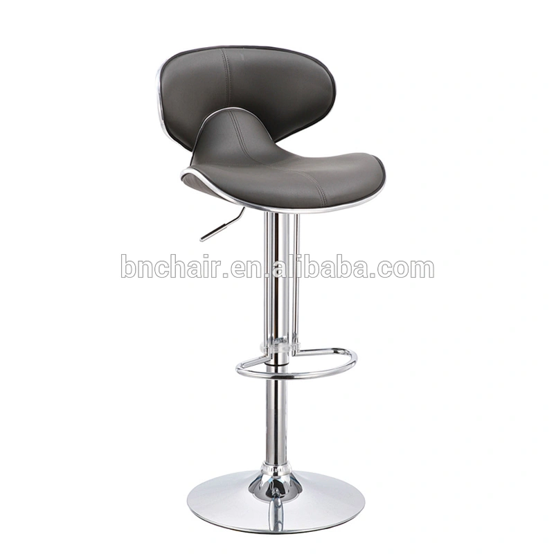 Swivel industrial stool with adjustable commercial PU bar chair