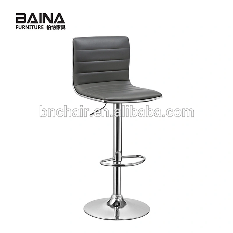 Modern swivel kitchen leather metal bar stool chair dining