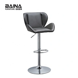 Swivel adjustable high casino bar stool