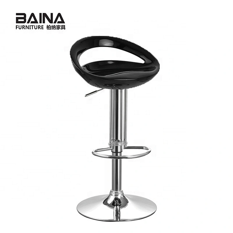 Modern moon high plastic ABS bar stool chair