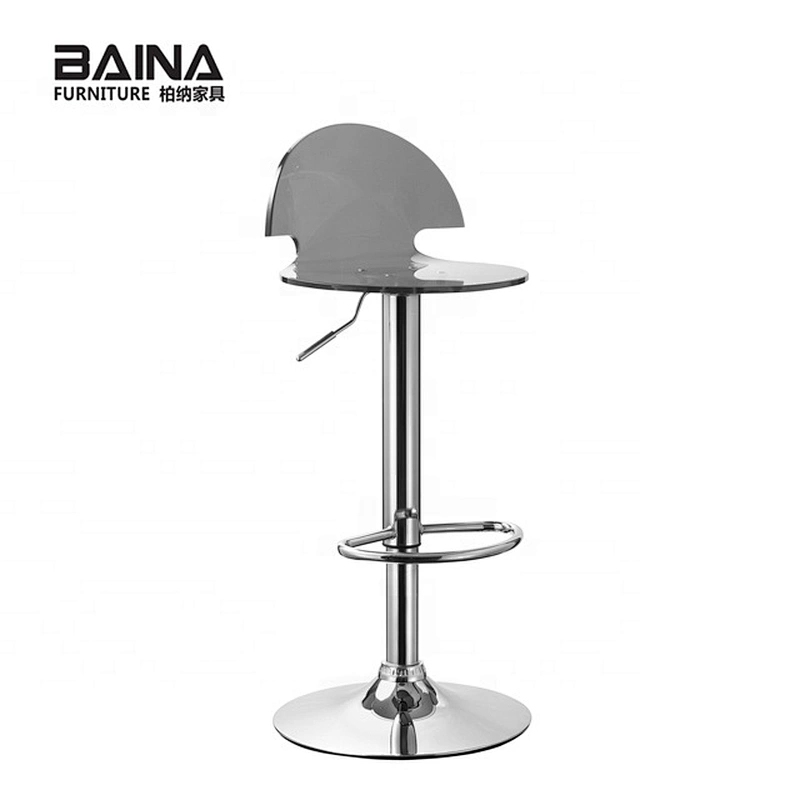 Best selling home kitchen swivel transparent clear acrylic bar stool