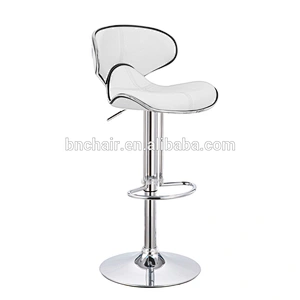 Swivel industrial stool with adjustable commercial PU bar chair