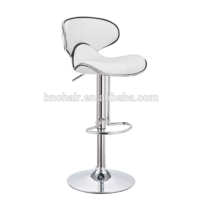 Swivel industrial stool with adjustable commercial PU bar chair