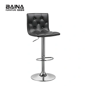 Morden swivel kitchen steel bar stool
