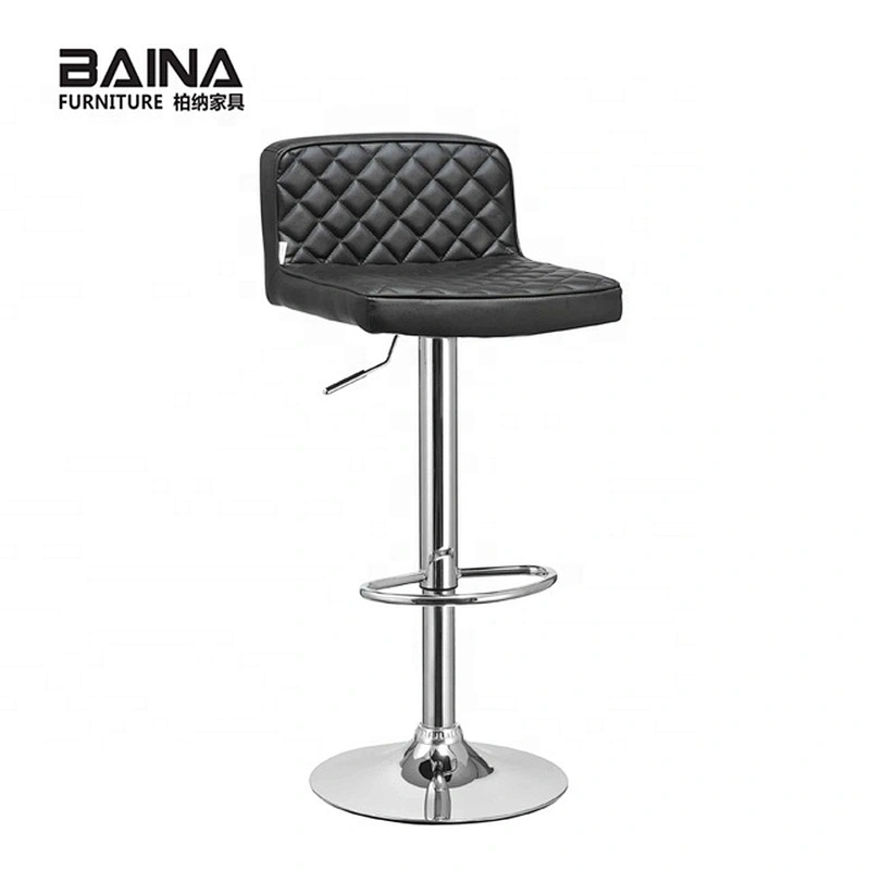 Anji kitchen counter leather chair stool for bar